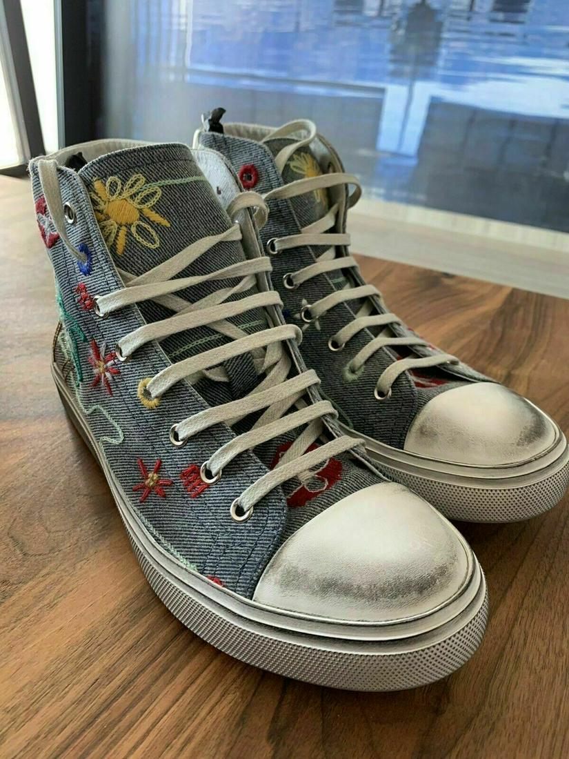 Saint Laurent Ysl Bedford High Top Sneakers Shoes Trainers 44: Saint Laurent Ysl Bedford High Top Sneakers Shoes Trainers 44 Style: Sneaker Vintage: No Individualised: Nein Style Code: 553553 Shoe Width: normal Type: Casual Shoes Year Manufactured: 2020 Closure: