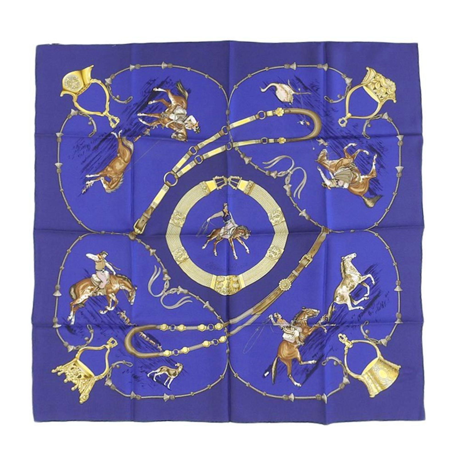 Hermes HERMES Carre 90 scarf silk 100% blue: Hermes HERMES Carre 90 scarf silk 100% blue Brand: Hermes Type: Scarf Gender: Women Color: Blue Material: Silk100% Silk: 100% Size (LxW): 89cm x 88cm / 35.03 x 34.64 Condition: Used (very good) Overal