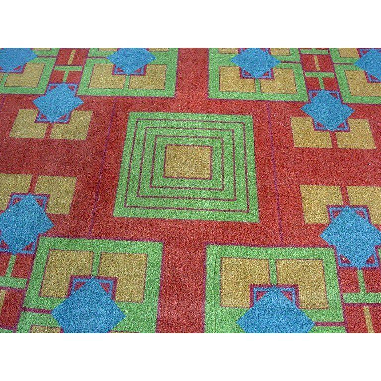 11 Long Original Art Deco Revival Area Rug From The Arizona Biltmore