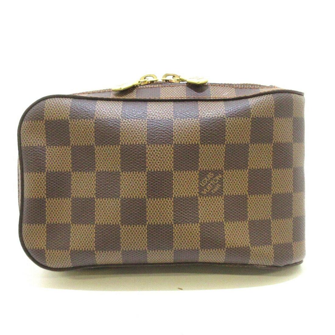 LOUIS VUITTON Geronimos N51994 Ebene Damier - CA1005 Bum Bag Damier Canvas: LOUIS VUITTON Geronimos N51994 Ebene Damier - CA1005 Bum Bag Damier Canvas Style: Bum Bag Exterior Color: Ebene Exterior Material: Damier Canvas Product Name: Geronimos Date Code/Stamp: CA1005 Line: D