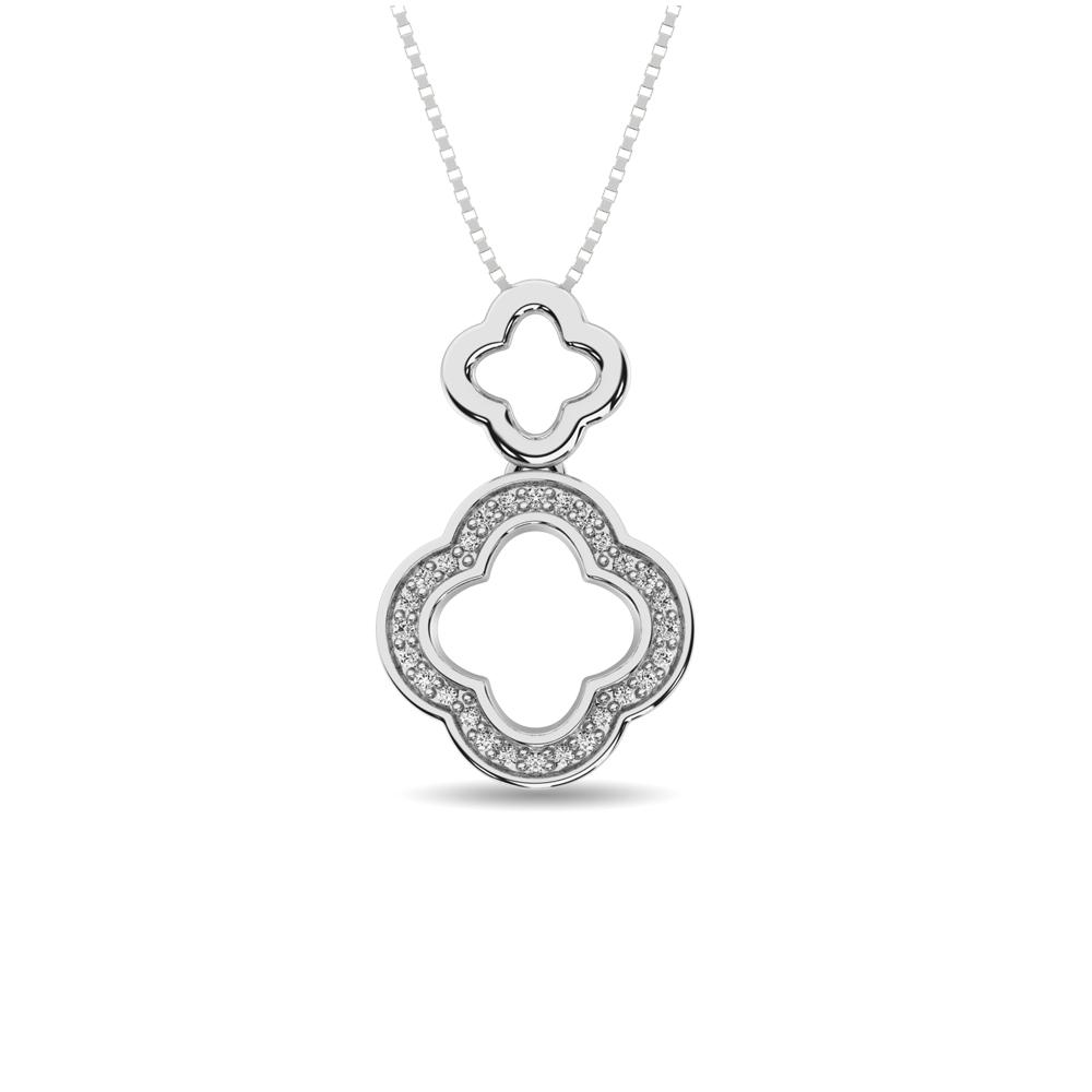 Diamond Fashion Pendant 1/20 ct tw in Sterling Silver: Diamond Fashion Pendant 1/20 ct tw in Sterling Silver Diamond Fashion Pendant 1/20 ct tw in Sterling Silver Metal: Sterling Silver Stone Count: 0.0 Stone Shape: Round Stone Type: Diamond Stone Color: