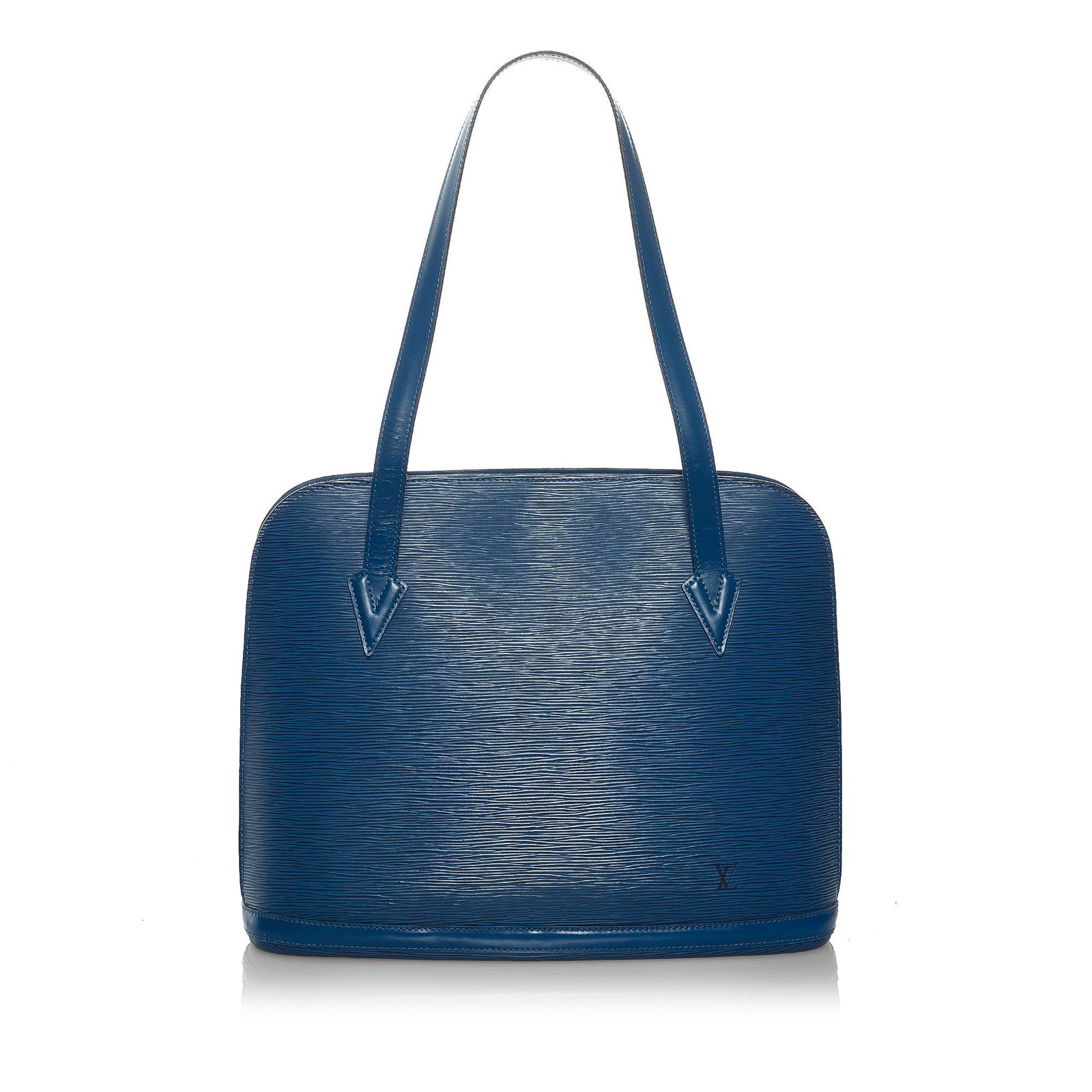 Louis Vuitton Epi Lussac: Louis Vuitton Epi Lussac The Lussac features an epi leather body flat straps a top zip closure and an interior zip pocket. Brand: Louis Vuitton Model: Epi Lussac Origin: France Category: Bags Color: B