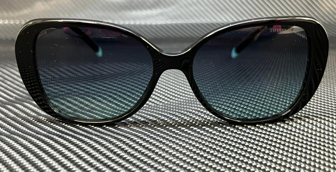TIFFANY & co. TF4156 80019S Black Blue Gradient Womens 55 mm Sunglasses: TIFFANY & co. TF4156 80019S Black Blue Gradient Womens 55 mm Sunglasses Lens Technology: Gradient Anti-Reflective Tinted Vintage: No Frame Color: Black Type: Sunglasses Lens Material: Glass Plastic Po