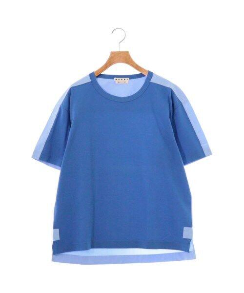 MARNI T-shirt/Cut & Sewn Blue 46(Approx. M): MARNI T-shirt/Cut & Sewn Blue 46(Approx. M) Size: 46(Approx. M) Size Type: Regular Type: T-shirt / cut Color: Blue Fit: Regular Sleeve Length: Short Sleeve Neckline: Crew Neck Vintage: no Handmade: no