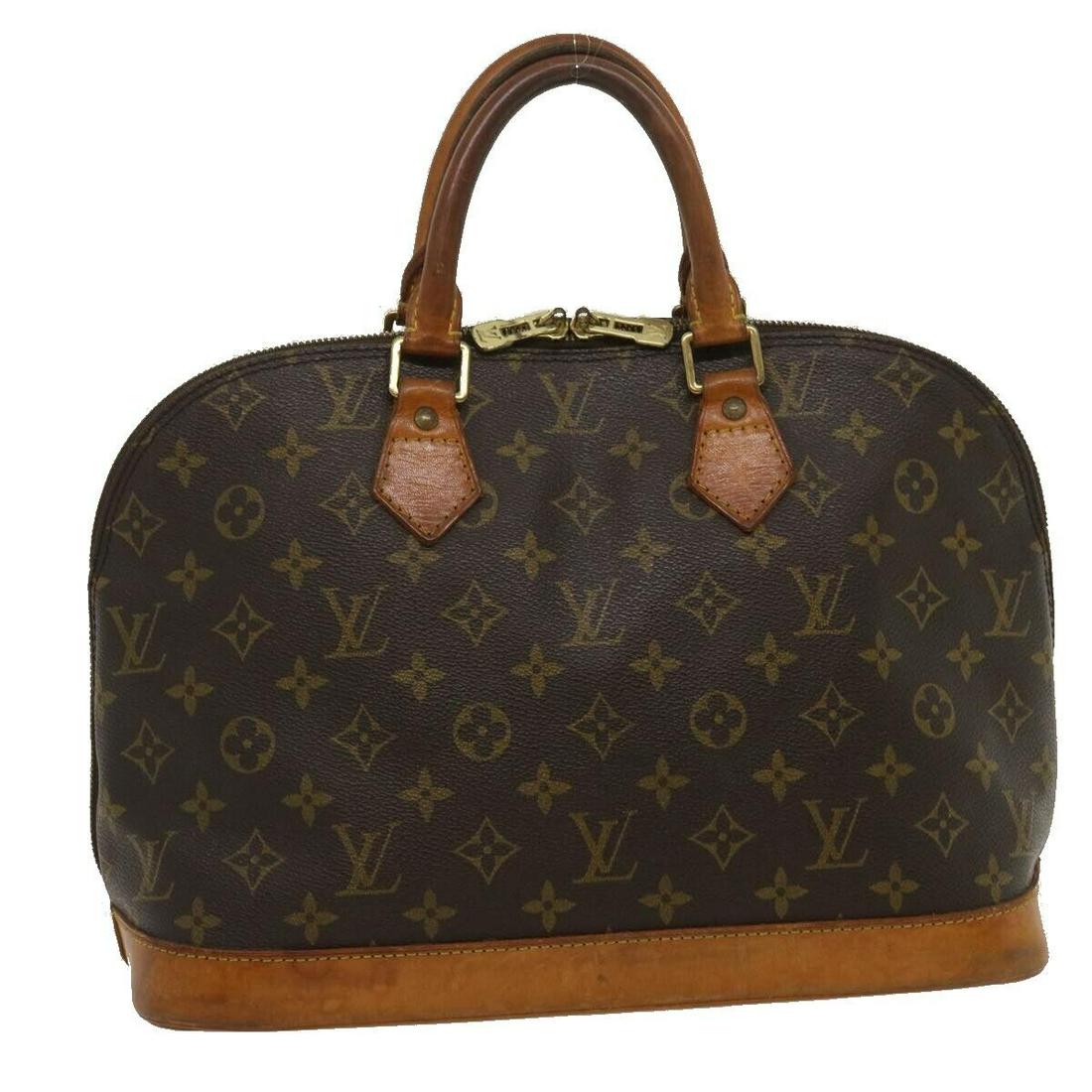 LOUIS VUITTON Monogram Alma Hand Bag M51130 LV: LOUIS VUITTON Monogram Alma Hand Bag M51130 LV Style: Hand Bag Exterior Material: Monogram Canvas Exterior Color: Monogram Bag Height: 9.4inch(Approx) / 24cm(Approx) Bag Depth: 6.7inch(Approx) / 17cm(