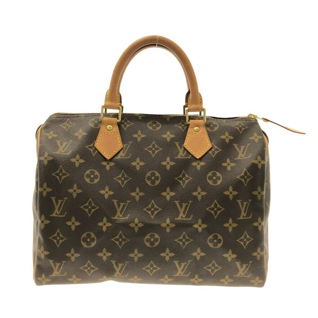 LOUIS VUITTON Speedy 30 M41526 Monogram TH0050 Handbag Monogram Canvas: LOUIS VUITTON Speedy 30 M41526 Monogram TH0050 Handbag Monogram Canvas Style: Handbag Exterior Color: Monogram Exterior Material: Monogram Canvas Product Name: Speedy 30 Date Code/Stamp: TH0050 Line: 