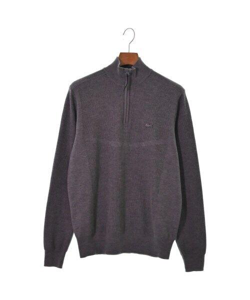 LACOSTE Cardigan Gray 4(Approx. L): LACOSTE Cardigan Gray 4(Approx. L) Size: 4(Approx. L) Style: Cardigan Size Type: Regular Type: cardigan Color: Gray Fabric Type: Knit Vintage: No Fit: Regular Season: Fall Winter "Size (Men's): 4(Appr