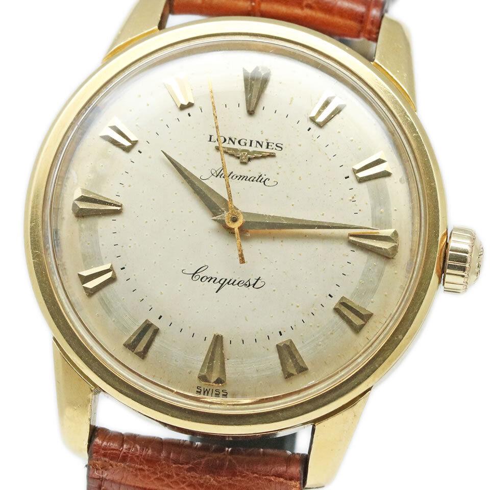 Longines Conquest First Model Automatic Winding Cal.19as Yg Unisex