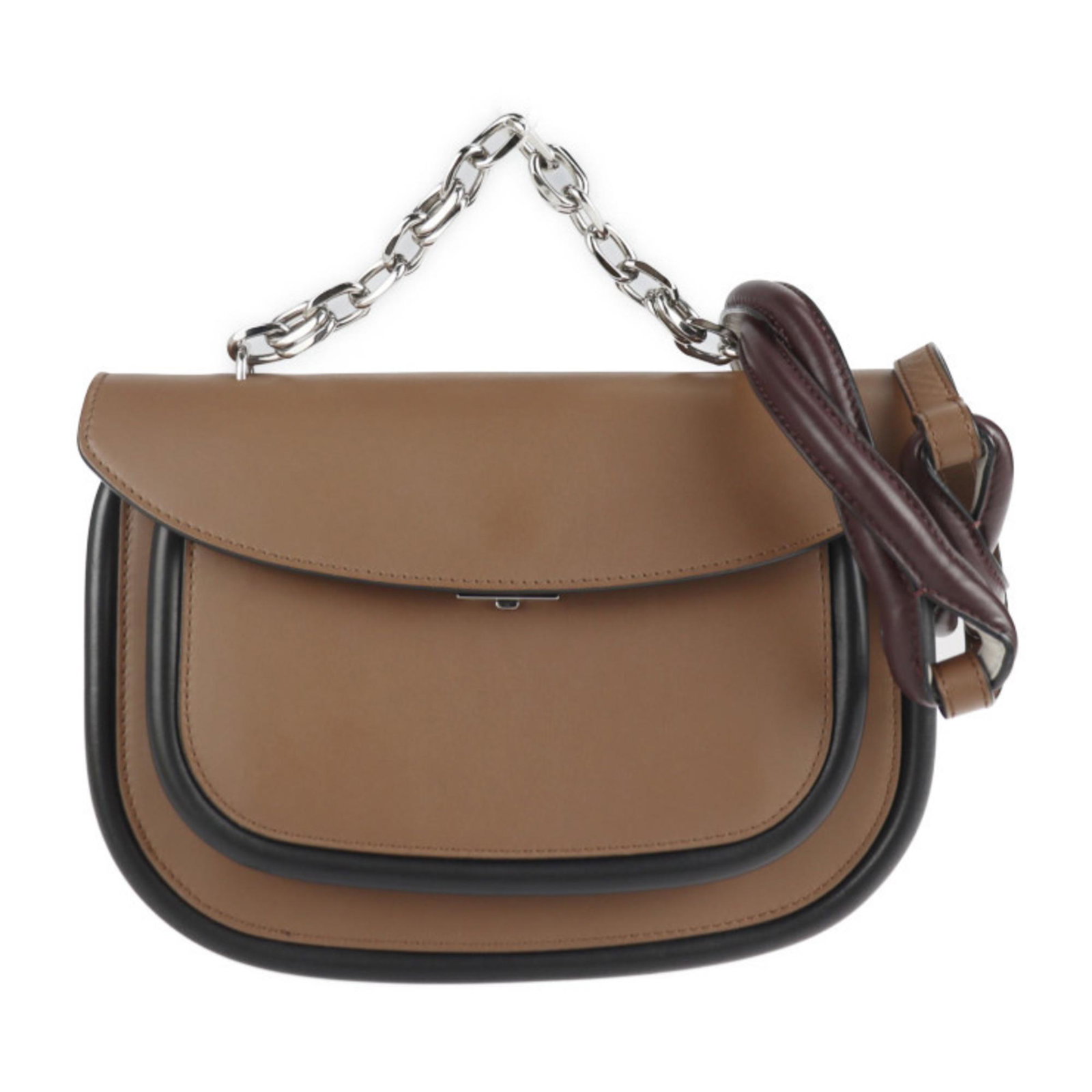 MARNI Maruni shoulder bag SBMPZ12Q01 leather brown black 2WAY 3WAY handbag messenger shopping tote: MARNI Maruni shoulder bag SBMPZ12Q01 leather brown black 2WAY 3WAY handbag messenger shopping tote chain Brand: Marni Type: Handbag Messenger bag Shopping bag Shoulder bag Tote bag Material: Leather L