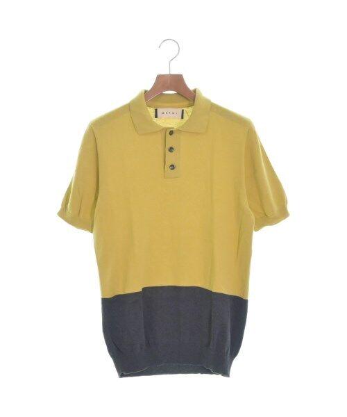 MARNI Knitwear/Sweater YellowxGray 44(Approx. S): MARNI Knitwear/Sweater YellowxGray 44(Approx. S) Style: Pullover Color: YellowxGray "Size (Men's): 44 (S rank)" Size Type: Regular Type: Knit sweater A: Excellent The BIDHAUS Guarantee: All items in t