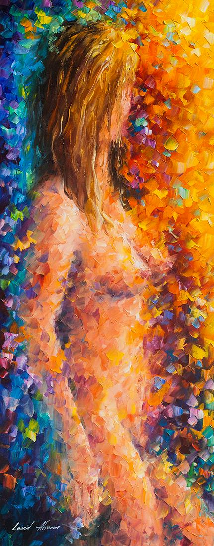 Hidden Memory - Limited Edition 1/25 by Leonid Afremov: Hidden Memory - Limited Edition 1/25 by Leonid AfremovThis is a limited edition giclee hand-painted by Leonid Afremov. This is the first giclee of a small edition of 25 paintings. The rest of the edit