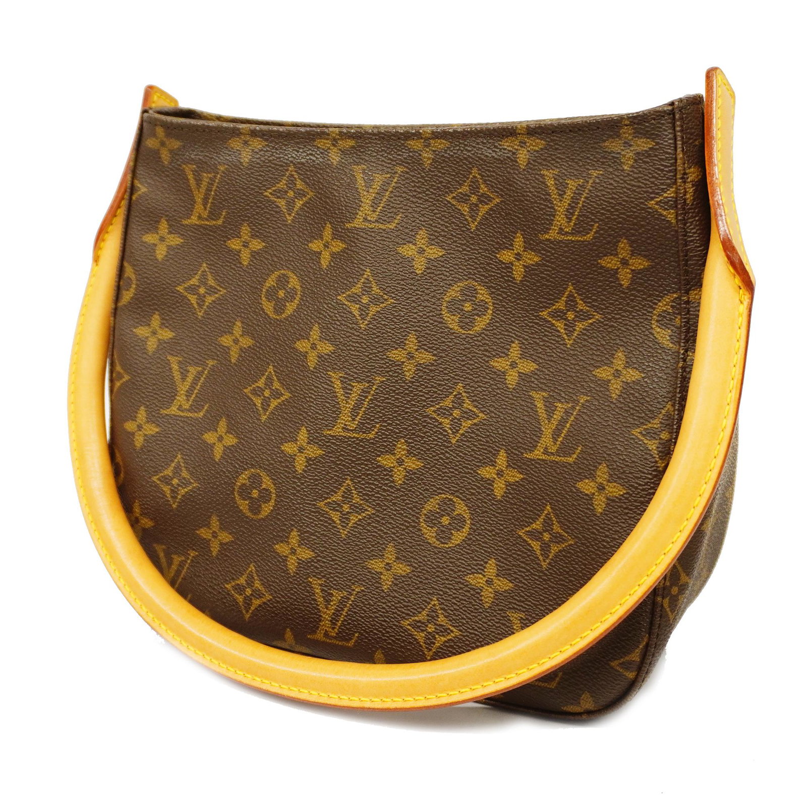 Louis Vuitton Monogram Looping MM M51146 Women's Shoulder Bag: Louis Vuitton Monogram Looping MM M51146 Women's Shoulder Bag Brand: Louis Vuitton Line: Monogram Model: Looping MM M51146 Type: Shoulder bag Hardware Color: Gold Closure: Zipper Inner Pocket: Phone h