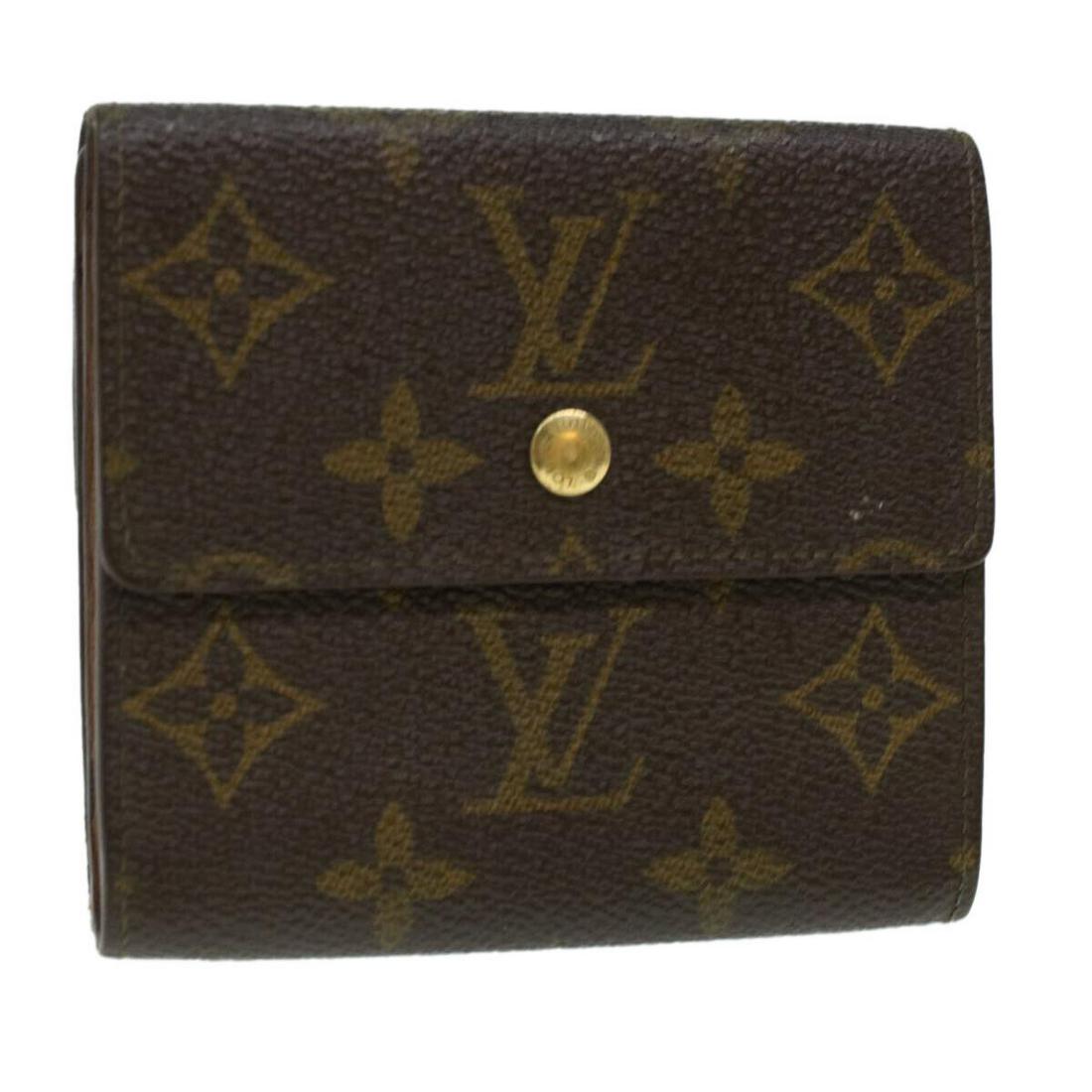 LOUIS VUITTON Monogram Portefeuille Elise Wallet M61654 LV: LOUIS VUITTON Monogram Portefeuille Elise Wallet M61654 LV Style: Wallet Material: Monogram Canvas Color: Monogram Bag Height: 4.3inch(Approx) / 11cm(Approx) Bag Depth: 1.2inch(Approx) / 3cm(Approx) B