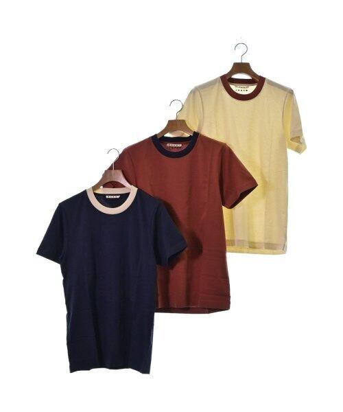 MARNI T-shirt/Cut & Sewn NavyxBeigexBrown: MARNI T-shirt/Cut & Sewn NavyxBeigexBrown Color: NavyxBeigexBrown "Size (MenS): 44 (S position) / 44 (S position) / 44 (S position)" Size Type: Regular Type: T-shirt / cut A: Excellent The BIDHAUS Gua