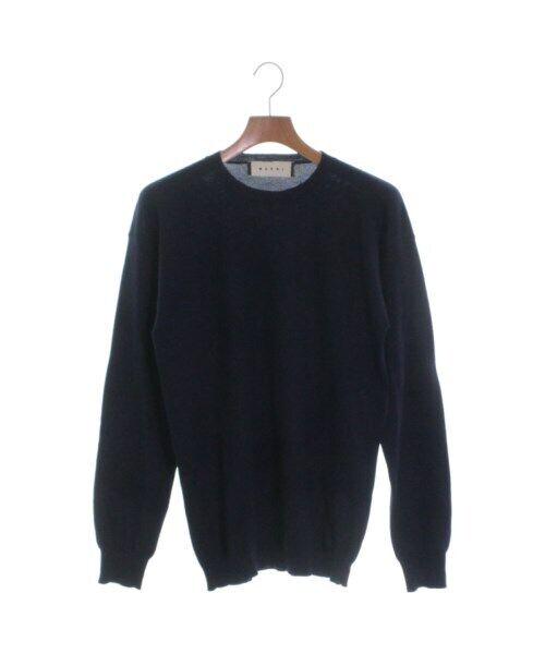 MARNI Knitwear/Sweater Navy 48(Approx. L): MARNI Knitwear/Sweater Navy 48(Approx. L) Size: 48(Approx. L) Style: Pullover Size Type: Regular Type: Knit sweater Color: Navy Neckline: Crew Neck Vintage: No Fit: Regular Season: Fall Winter "Size (