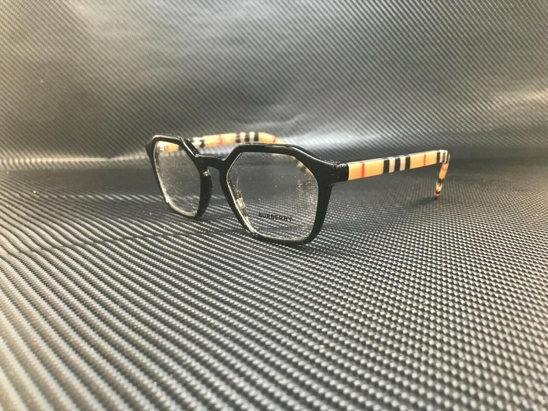 BURBERRY BE2294 3757 Black Square Rectangle Womens Eyeglasses 51 mm: BURBERRY BE2294 3757 Black Square Rectangle Womens Eyeglasses 51 mm Frame Color: Black Type: Eyeglasses Style: Rectangle New The BIDHAUS Guarantee: All items in this auction are guaranteed to be 100%