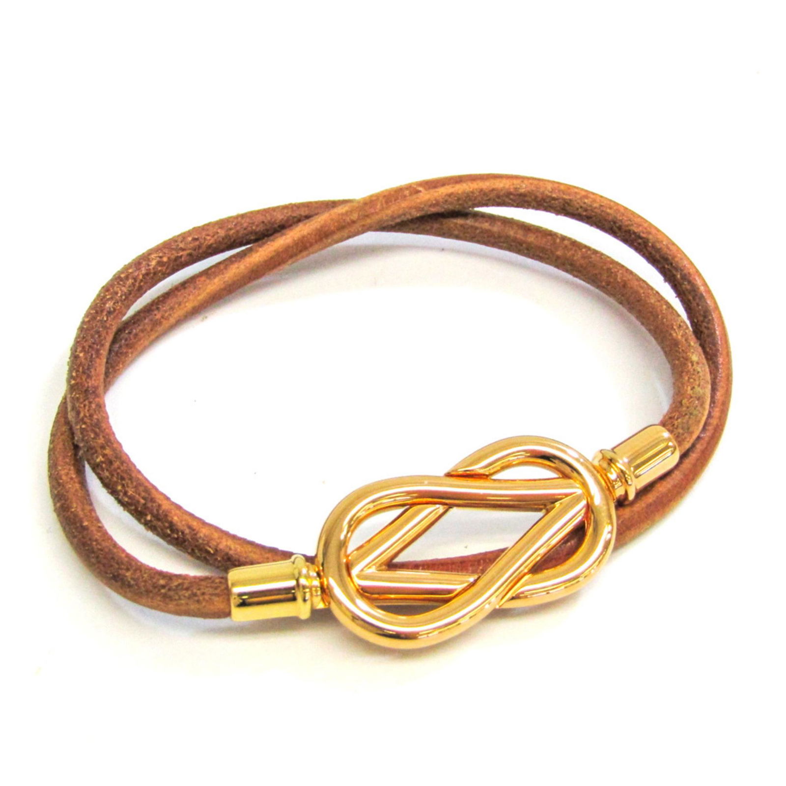 Hermes Atame Choker Leather Metal Bangle Brown Gold: Hermes Atame Choker Leather Metal Bangle Brown Gold Brand: Hermes Model: Atame Choker Type: Bangle Gender: Women Material: Leather Metal Color: Brown Gold Length: 16cm - 40cm / 6.29 - 15.74 Width: 4mm