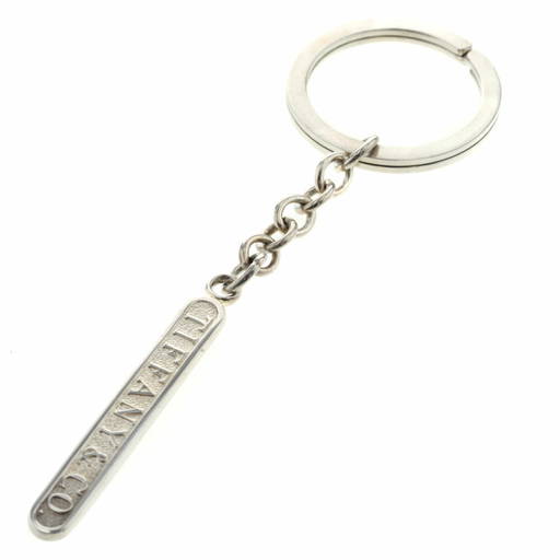 Tiffany Key Ring Holder Plate Silver 925 Ladies Tiffany&co.