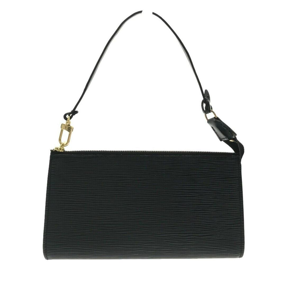 LOUIS VUITTON Pochette Accessoires 21 M52952 Noir Epi AR1908 Handbag: LOUIS VUITTON Pochette Accessoires 21 M52952 Noir Epi AR1908 Handbag Style: Handbag Exterior Color: Noir Exterior Material: Leather Product Name: Pochette Accessoires 21 Date Code/Stamp: AR1908 Line: 