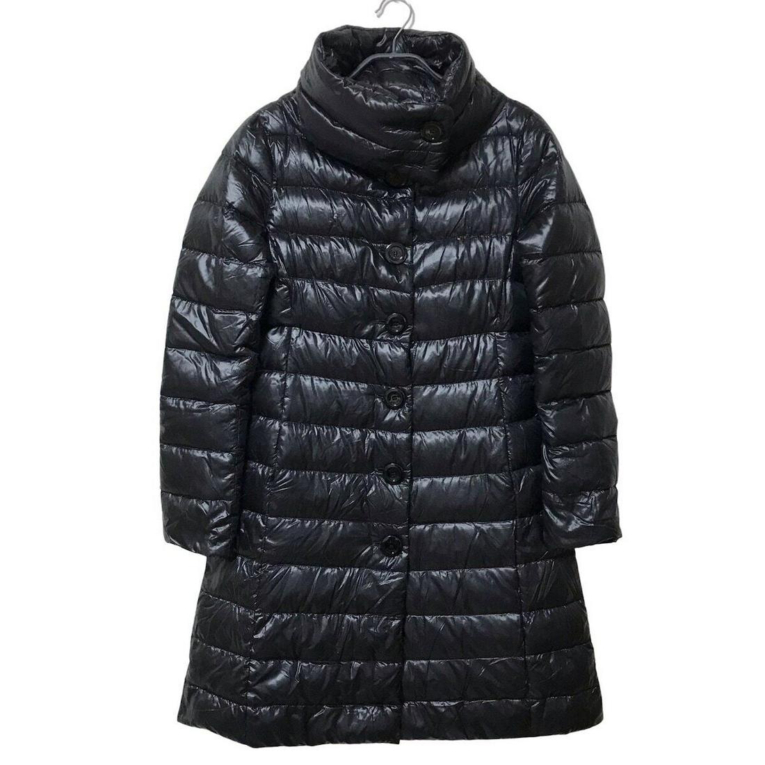 HERNO - Black Womens Down Coat: HERNO - Black Womens Down Coat Style: Down Coat Color: Black Outer Shell Material: Please see the photo of the quality tag Accessories: None Type: Down Coat Size: size : 40(Approx US#7.5) C: Heavily U