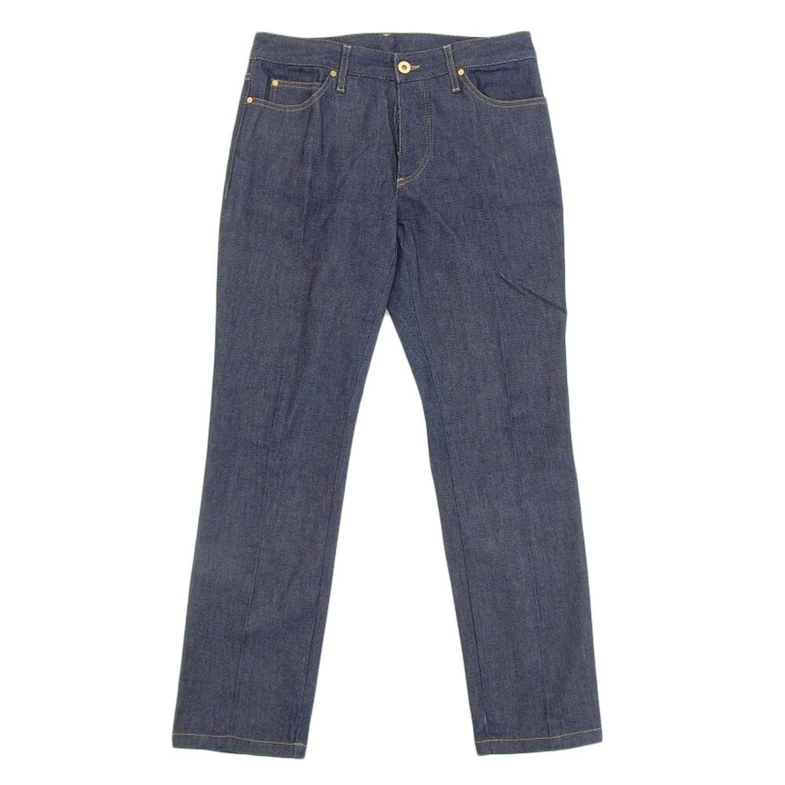 Gucci GUCCI denim jeans slacks logo GG interlocking G pants size 40 ladies: Gucci GUCCI denim jeans slacks logo GG interlocking G pants size 40 ladies Brand: Gucci Gender: Women Material: Cotton98% Elastane2% Cotton: 98% Elastane: 2% Color: Blue Size: 40 Rise: 21.5cm / 8.46 W