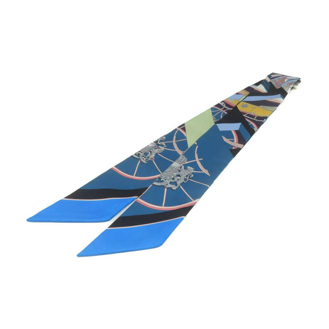 Hermes Twilly Scarf Scarves Silk Blue Pink Multi Color: Hermes Twilly Scarf Scarves Silk Blue Pink Multi Color Style: Calfskin Material: silk Color: Blue Size Type: Regular Type: Calfskin Frame Color: Blue A+: Pristine The BIDHAUS Guarantee: All items in t