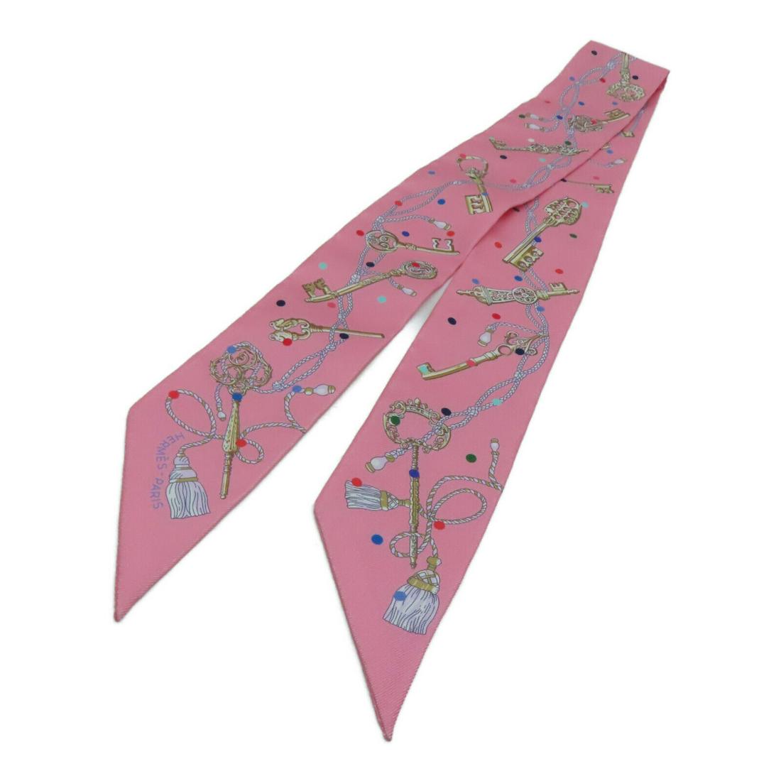 Hermes Twilly Scarf Scarves Silk Pink: Hermes Twilly Scarf Scarves Silk Pink Style: Calfskin Material: silk Color: Pink Size Type: Regular Type: Calfskin Frame Color: Pink A+: Pristine The BIDHAUS Guarantee: All items in this auction are g