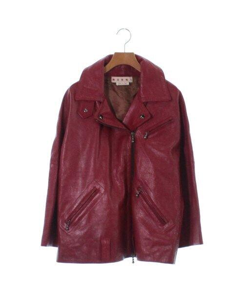 MARNI Riders Red 38(about S): MARNI Riders Red 38(about S) Type: Riders Size: 38(Approx. S) Style: Motorcycle Jacket Size Type: Regular Color: Red Jacket/Coat Length: 25 in Season: Fall Winter Vintage: No Fit: Regular Handmade: No