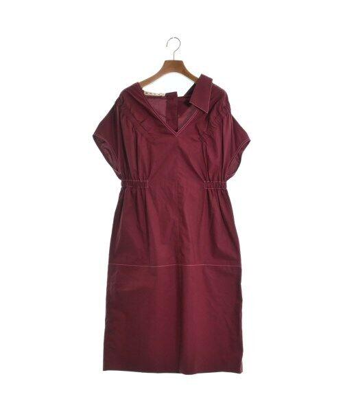 MARNI Dress Red 40(Approx. M): MARNI Dress Red 40(Approx. M) Color: Red "Size (WomenS): 40 (M rank)" Size Type: Regular Type: one piece A: Excellent The BIDHAUS Guarantee: All items in this auction are guaranteed to be 100% authent