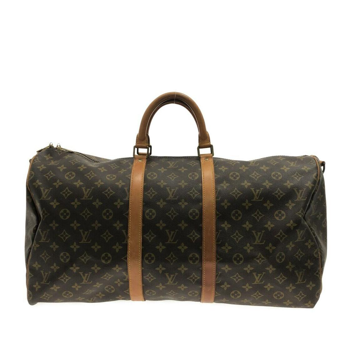 LOUIS VUITTON Keepall Bandouliere 55 M41414 Monogram VI874 Boston Bag: LOUIS VUITTON Keepall Bandouliere 55 M41414 Monogram VI874 Boston Bag Style: Boston Bag Exterior Color: Monogram Exterior Material: Monogram Canvas Product Name: Keepall Bandouliere 55 Date Code/Stamp