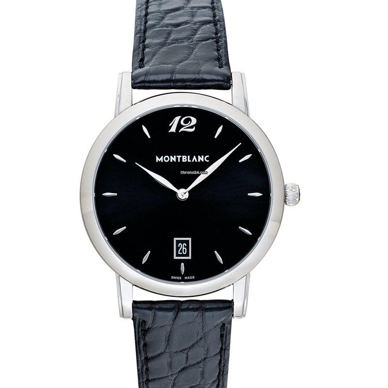 Montblanc Star Classique: Montblanc Star Classique Brand: Montblanc Model: Star Classique Dealer product code: 16066A Movement: Quartz Case material: Steel Bracelet material: Leather Year of production: Unknown Condition: New(