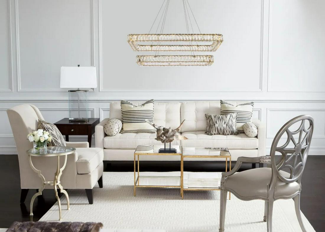 CRYSTAL CHANDELIER GOLD FOYER DINING LIVING ROOM KITCHEN LIGHT FIXTURE 42 inch: CRYSTAL CHANDELIER GOLD FOYER DINING LIVING ROOM KITCHEN LIGHT FIXTURE 42 inch Light Color: Clear Clear White Warm White White Power Source: Hardwired Item Length: 42" Control Style: Wall Switch Senso