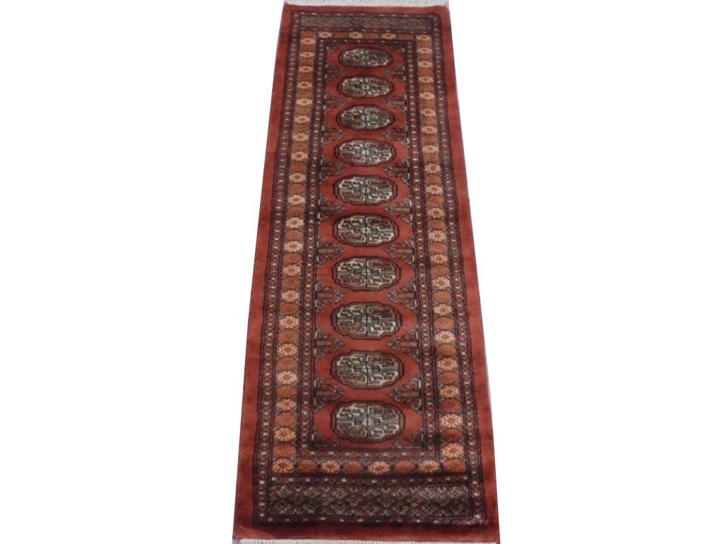 6 x 2 Tiger Orange Mori Bokhara Rug: 6 x 2 Tiger Orange Mori Bokhara Rug Free continental US Shipping Size in Feet: Width: 6 x Length: 2 Size in Inches: Width:72 in x Length: 24 in Colors: Tiger Orange Ivory Weave: 100% Handmade Pile: 3/