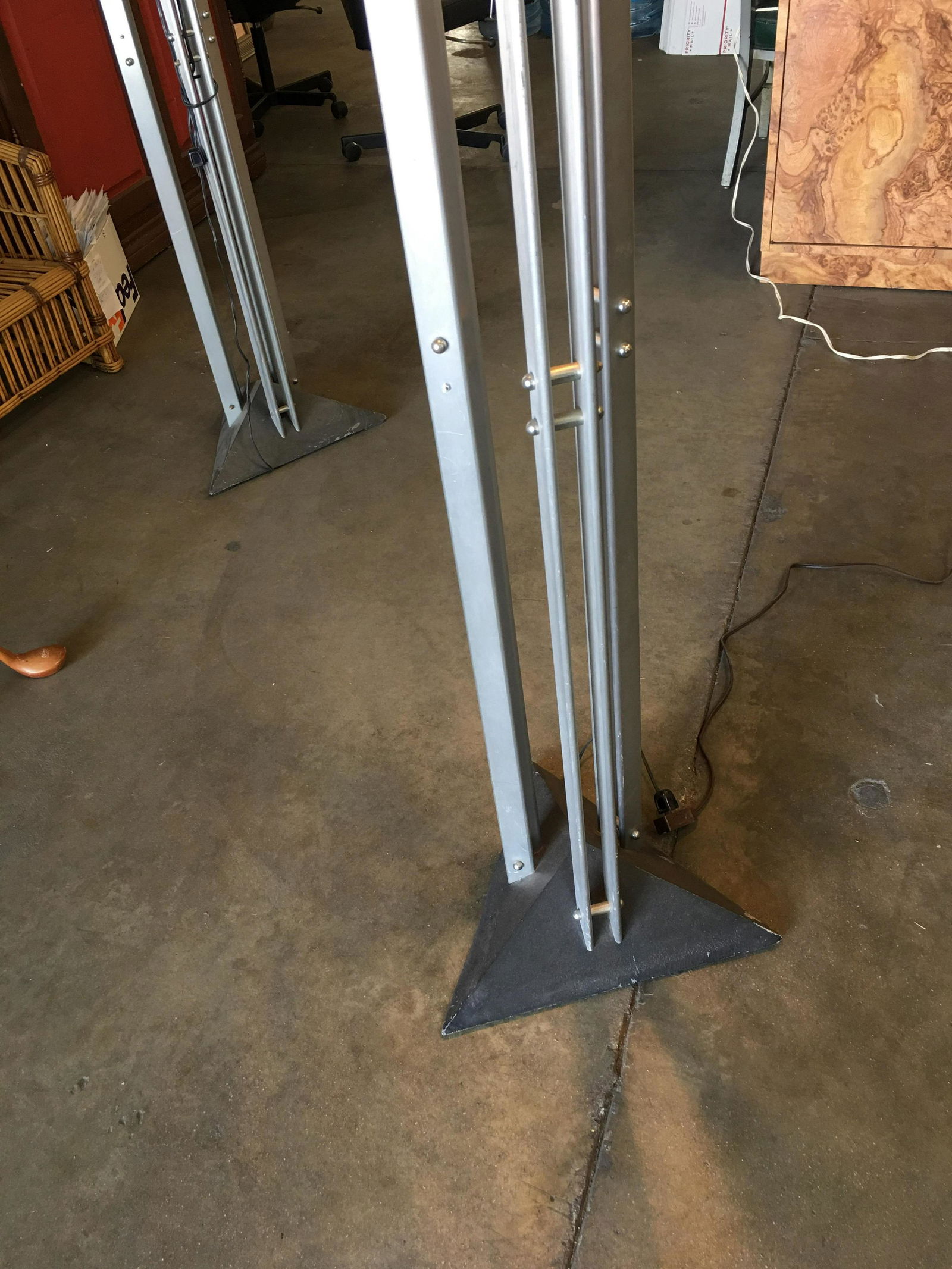 Robert Sonneman "Echoes of Vienna" Floor Lamp for Kovacs: Robert Sonneman "Echoes of Vienna" Floor Lamp for Kovacs Dimensions: Height: 68 in (172.72 cm)Diameter: 20 in (50.8 cm) Materials and Techniques: Metal Steel Place of Origin: United States Period: 198