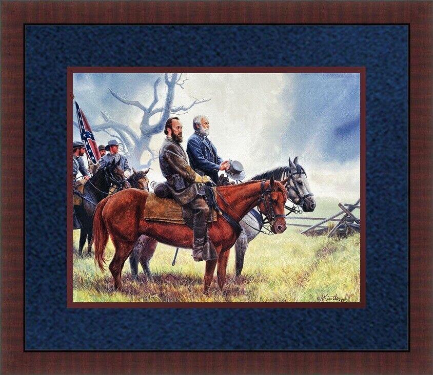 Mort Kunstler They Were Soldiers Indeed Mini Print Custom Framed: Mort Kunstler They Were Soldiers Indeed Mini Print Custom Framed Size: Small Region Of Origin: United States Handmade: No Artist: Mort Kunstler Mort Kunstler Production Technique: Off Set Lithograph F