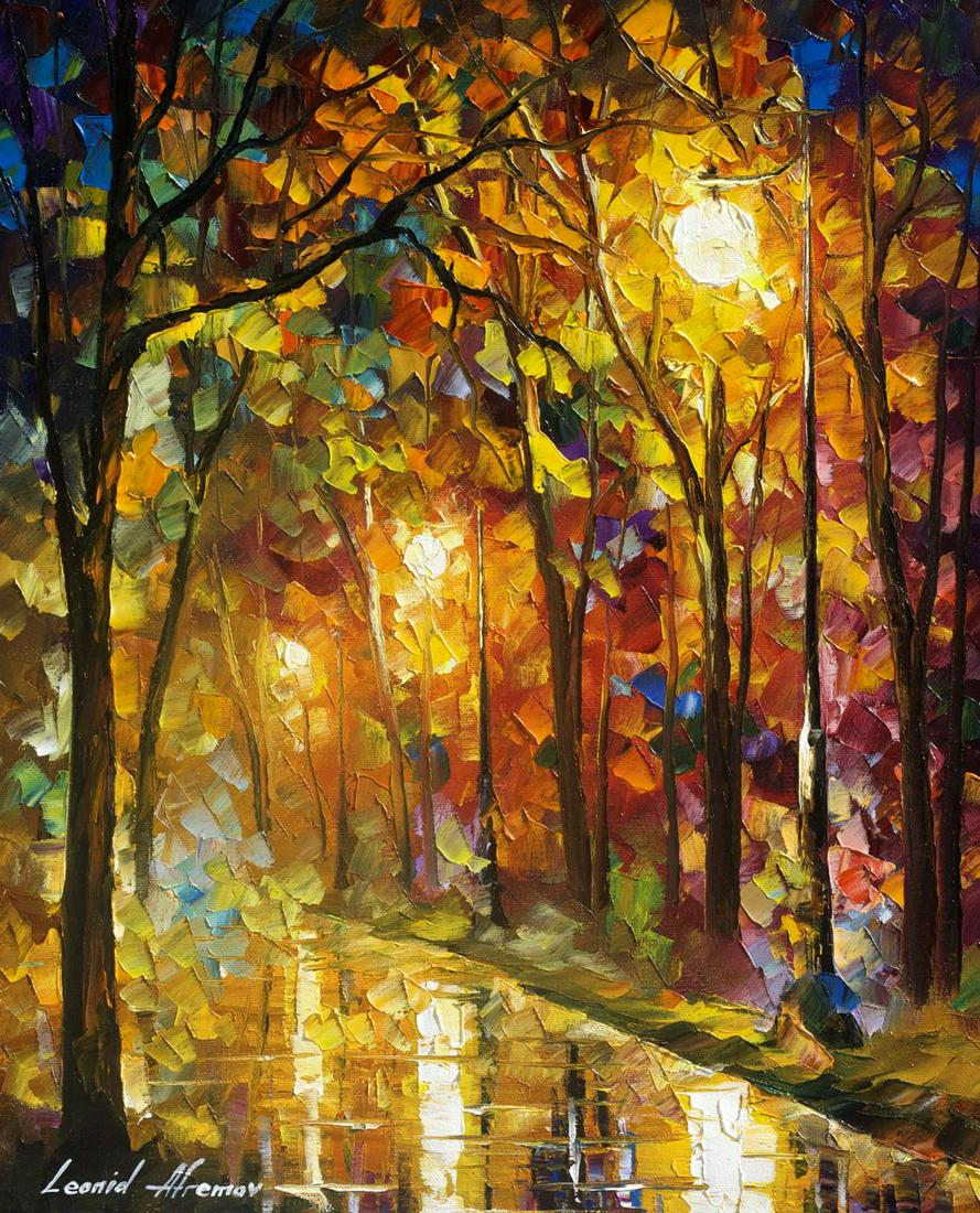 Color Of Sophistication - Limited Edition 1/25 by Leonid Afremov: Color Of Sophistication - Limited Edition 1/25 by Leonid AfremovThis is a limited edition giclee hand-painted by Leonid Afremov. This is the first giclee of a small edition of 25 paintings. The rest o