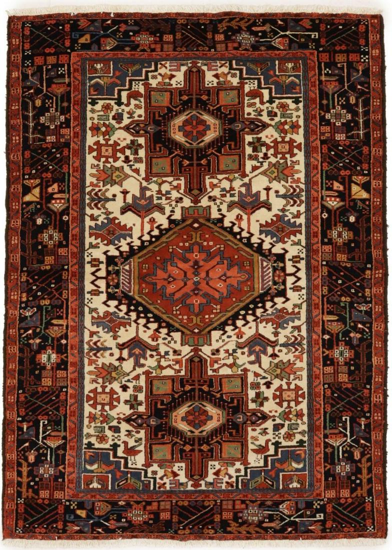 Tribal Geometric Design Vintage 5X7 Handmade Oriental Rug Farmhouse Boho Carpet: Tribal Geometric Design Vintage 5X7 Handmade Oriental Rug Farmhouse Boho Carpet Free continental US Shipping Type: Area Rug Size: 7"1 X 5"0 Ft Color: Cream Production Technique: Knotted Material: Wool