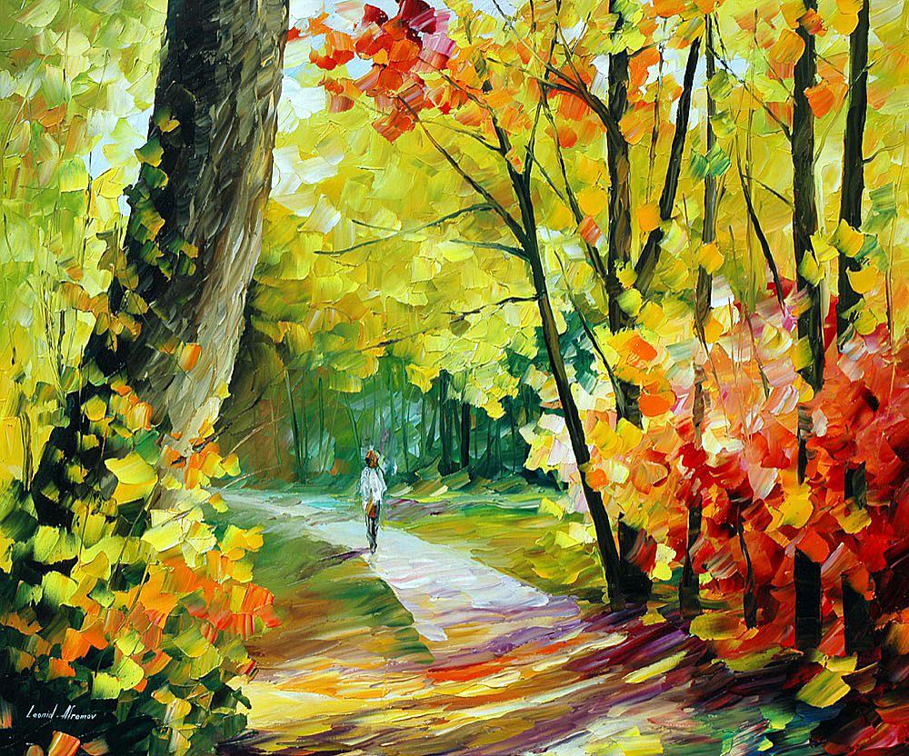 Old Oak - Limited Edition 1/25 by Leonid Afremov: Old Oak - Limited Edition 1/25 by Leonid AfremovThis is a limited edition giclee hand-painted by Leonid Afremov. This is the first giclee of a small edition of 25 paintings. The rest of the edition is