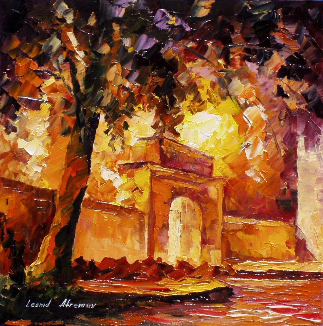 Thick Oak - Limited Edition 1/25 by Leonid Afremov: Thick Oak - Limited Edition 1/25 by Leonid AfremovThis is a limited edition giclee hand-painted by Leonid Afremov. This is the first giclee of a small edition of 25 paintings. The rest of the edition
