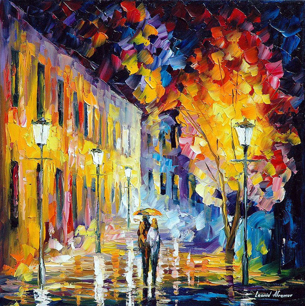 Prelude - Limited Edition 1/25 by Leonid Afremov: Prelude - Limited Edition 1/25 by Leonid AfremovThis is a limited edition giclee hand-painted by Leonid Afremov. This is the first giclee of a small edition of 25 paintings. The rest of the edition is