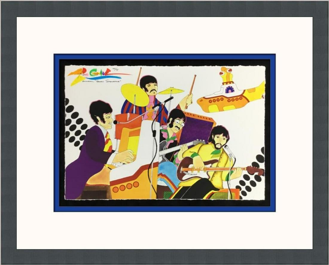 Ron Campbell Hey Jude L/ED Signed and Numbered Giclee Print 44/75: Ron Campbell Hey Jude L/ED Signed and Numbered Giclee Print 44/75 Animation Studio: Yellow Submarine Character: Beatles Signed By: Ron Campbell Tradition: Western Animation Signed: Yes Custom Bundle: