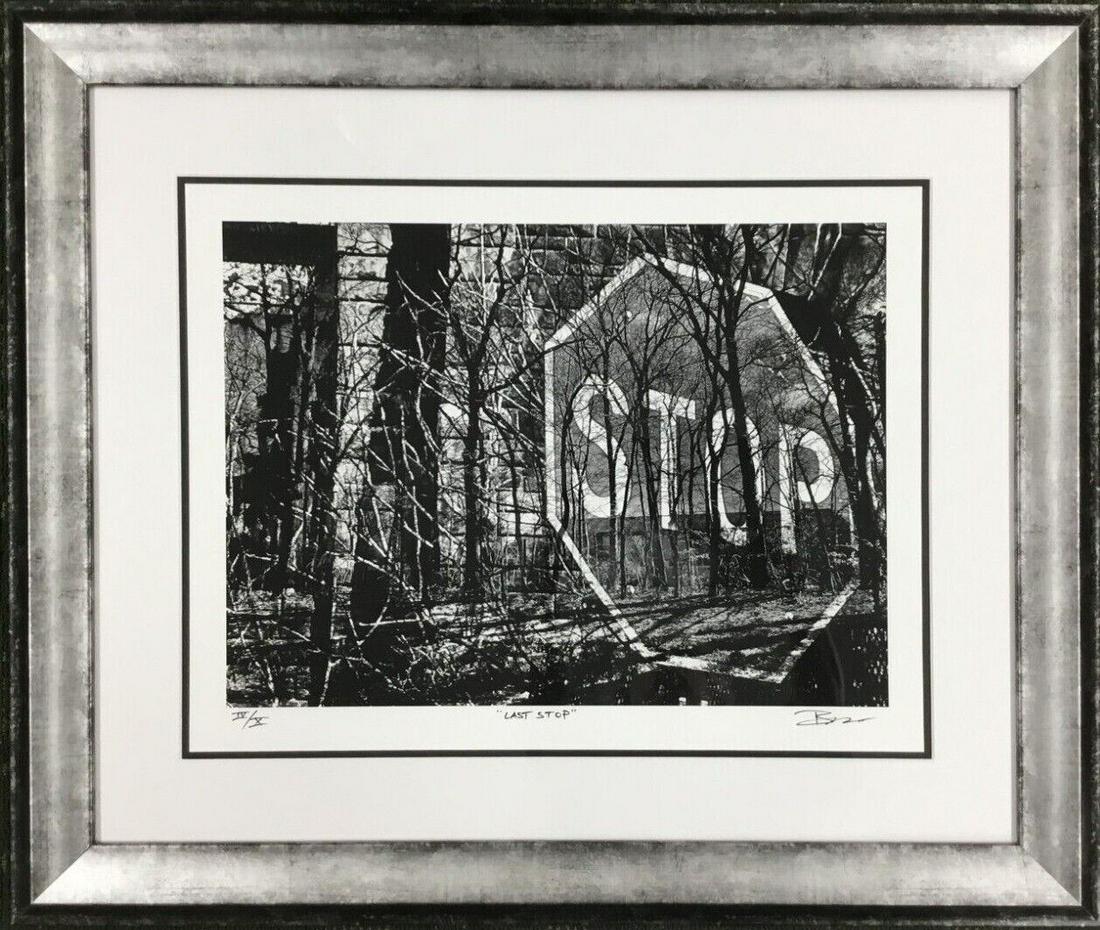 Brent Wickes Stop L/ED Signed and Numbered Giclee on Paper Custom Framed Print: Brent Wickes Stop L/ED Signed and Numbered Giclee on Paper Custom Framed Print Artist: Brent Wickes Unit Of Sale: Single-Piece Work Signed By: Brent Wickes Size: Medium Custom Bundle: No Item Length: