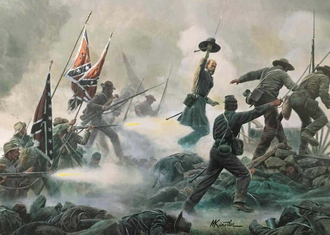 Mort Kunstler Civil War Large Print - Follow Me Boys Custom Framed: Mort Kunstler Civil War Large Print - Follow Me Boys Custom Framed Size: Large Region Of Origin: New York USA Handmade: No Artist: Mort Kunstler Mort Kunstler Production Technique: Off Set Lithograph