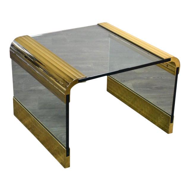 Modern Occasional Brass And Glass Table By Pace Mid Century Modern Auction