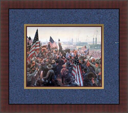 Mort Kunstler Civil War Print - The Glorious Fourth Cutom Gallery Framed: Mort Kunstler Civil War Print - The Glorious Fourth Cutom Gallery Framed Features: Framed Matted Region Of Origin: New York USA Item Width: 18 in Production Technique: Off Set Lithograph Item Length: