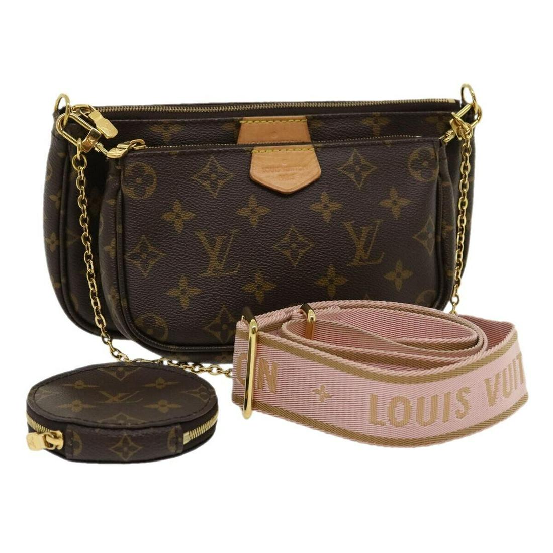 LOUIS VUITTON Monogram Multi Pochette Accessoires Pouch M44840 LV: LOUIS VUITTON Monogram Multi Pochette Accessoires Pouch M44840 LV Style: Pouch Material: Monogram Canvas Exterior Color: Monogram Bag Height: 5.3inch(Approx) / 13.5cm(Approx) Bag Depth: 3.5inch(Approx