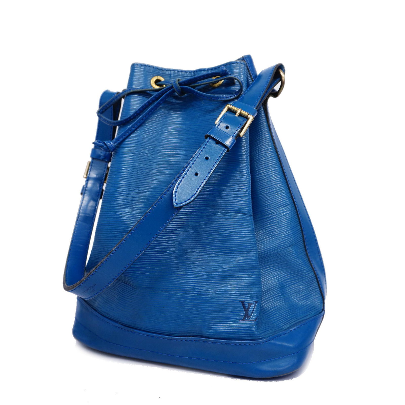Louis Vuitton Epi Noe M44005 Women's Shoulder Bag Toledo Blue: Louis Vuitton Epi Noe M44005 Women's Shoulder Bag Toledo Blue Brand: Louis Vuitton Line: Epi Model: Noe M44005 Type: Shoulder bag Color: Toledo blue Hardware Color: Gold Closure: String Adjustable Str