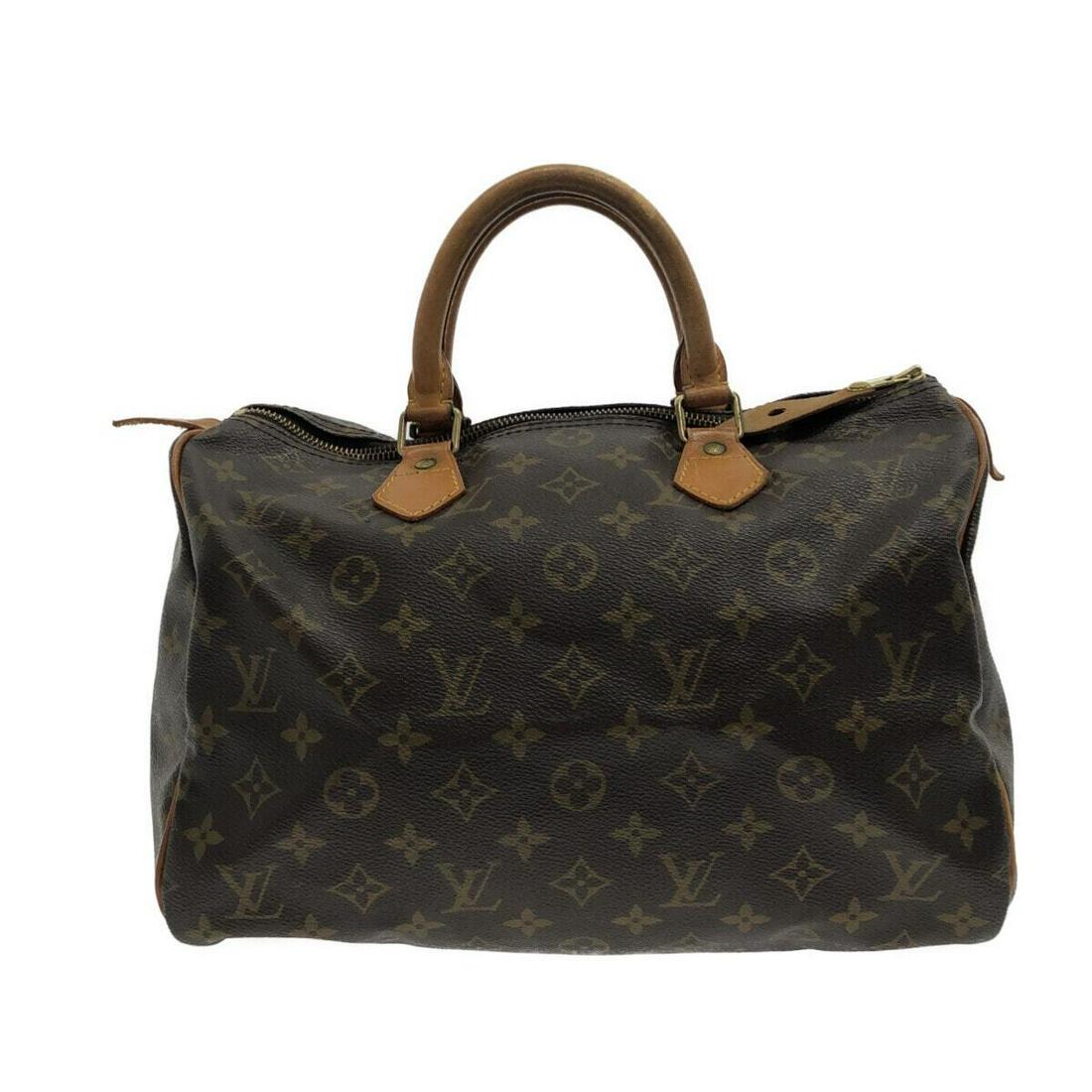 LOUIS VUITTON Speedy 30 M41526 Monogram VI1902 Handbag Monogram Canvas: LOUIS VUITTON Speedy 30 M41526 Monogram VI1902 Handbag Monogram Canvas Style: Handbag Exterior Color: Monogram Exterior Material: Monogram Canvas Product Name: Speedy 30 Date Code/Stamp: VI1902 Line: 