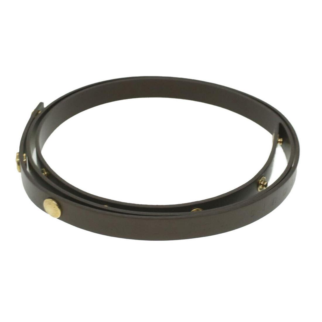 LOUIS VUITTON For Damier Florentine Strap Leather 40.6"" Brown LV: LOUIS VUITTON For Damier Florentine Strap Leather 40.6"" Brown LV Style: Strap Material: Leather Color: Brown Bag Length: 0.5inch(Approx) / 1.2cm(Approx) Country Of Manufacture: France Type: Strap Ext