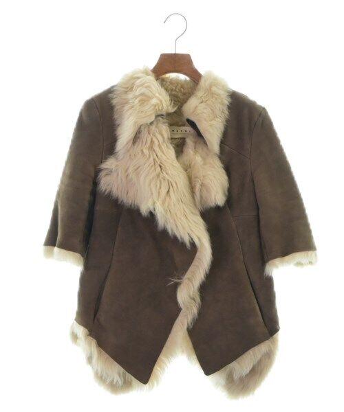MARNI Blouson (Other) Brown 40(Approx. M): MARNI Blouson (Other) Brown 40(Approx. M) Size: 40(Approx. M) Type: Jacket Size Type: Regular Color: Brown Jacket/Coat Length: 24 in Season: Fall Winter Vintage: No Fit: Regular Handmade: No "Size (Wo
